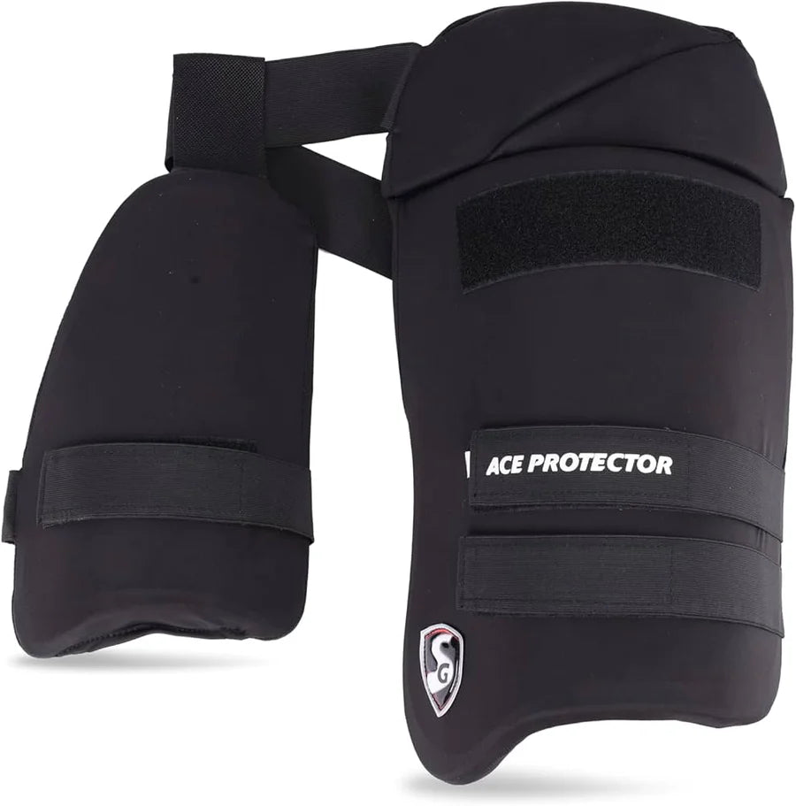 SG Combo Ace Protector Batting Thigh Pad - Black