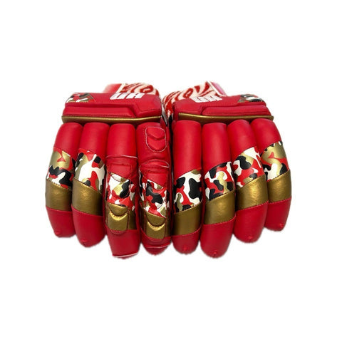 GA Savage Batting Gloves - Red
