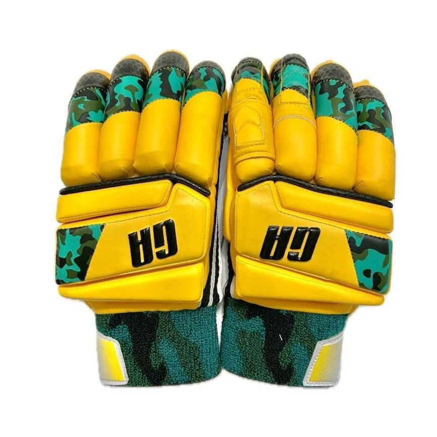 GA Savage Batting Gloves - Yellow