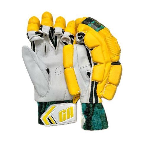 GA Savage Batting Gloves - Yellow