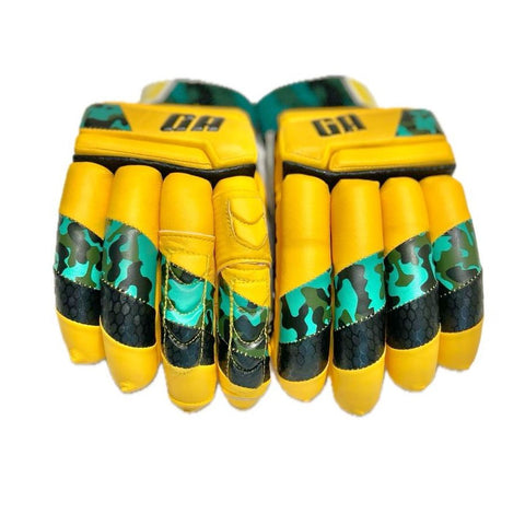 GA Savage Batting Gloves - Yellow